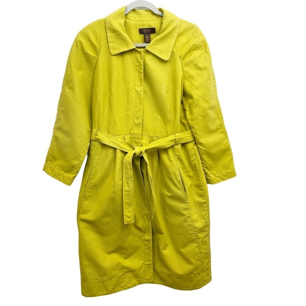 Women's Yellow Michael Kors Trench Coat
